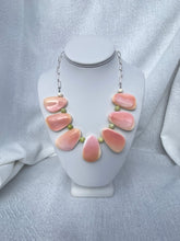 PINK LAKES NECKLACE // QUEEN CONCH, JADE + SILVER