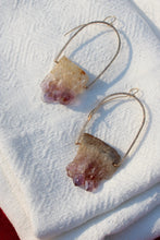 AMETHYST CRYSTAL EARRINGS