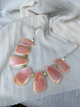 PINK LAKES NECKLACE // QUEEN CONCH, JADE + SILVER