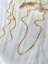 GOLD FILLED VENETIAN BOX CHAIN NECKLACE
