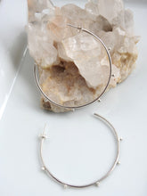 THE MADISON HOOPS //  SILVER OR GOLD STUD EARRINGS