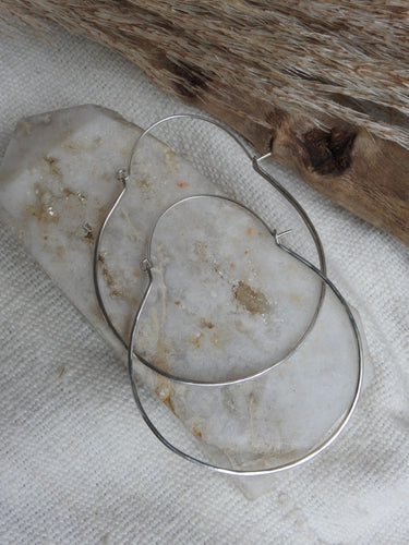 THE BRITNEE HOOP // SILVER OR GOLD